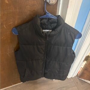 Old Navy Charcoal Puffer Vest